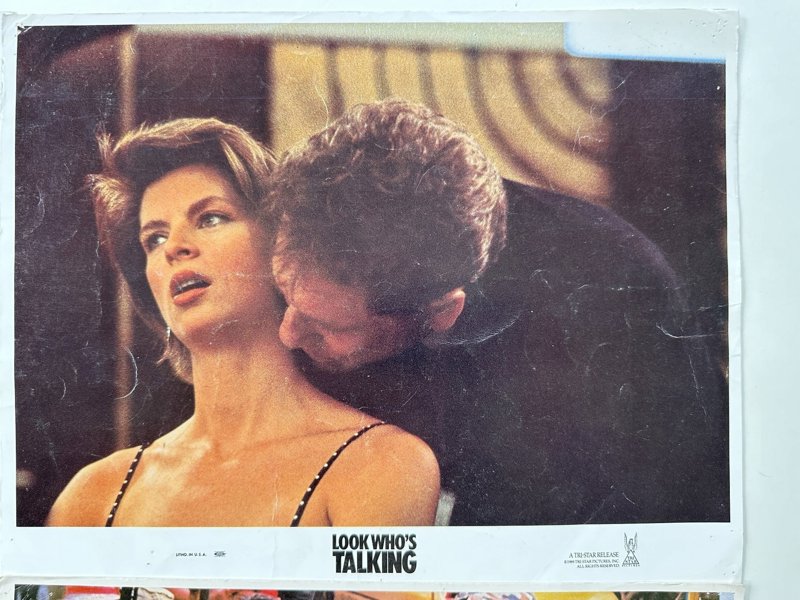 Press Photo - Still from Film 'Look Who's Talking' - Kirstie Alley, John Travolta