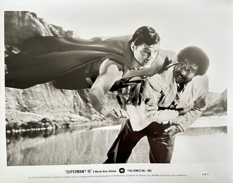 Press Photo - Still from Film 'Superman III' - Richard Pryor, Christopher Reeve