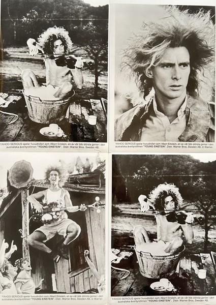 Set of 4 Press Photos - Stills from Film 'Young Einstein' -Yahoo Serious