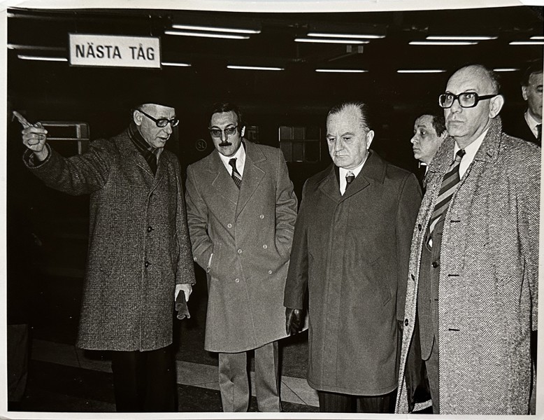 Monochrome Photo - Men in Sweden - 20th Century - Wilhelm Axelsson