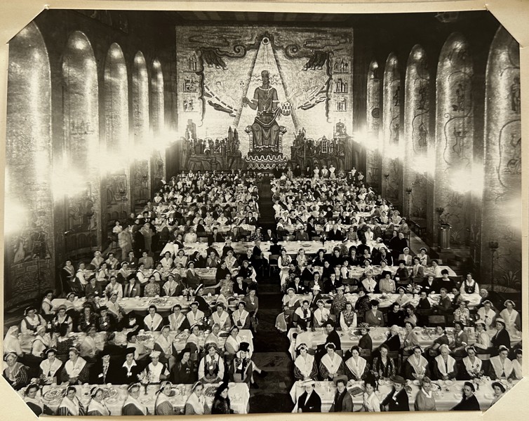 Old Photo - Nobel Banquet - Blue Hall, Stockholm City Hall - 20th Century