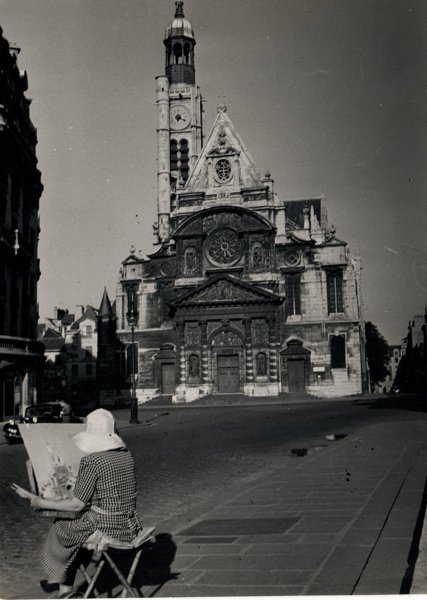 Vintage Photo - Saint-Étienne-du-Mont, France - Ervin Marton
- 20th Century