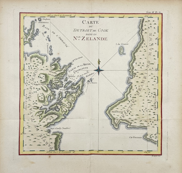 Robert Benard - Nautical Map of the New Zealand’s - Carte du Detroit de Cook dans la Nle. Zelande_96a_8dc95af5e9d3afd_lg.jpeg