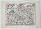 Georges-Louis Le Rouge (1712–1790) – Map of Denmark, Brandenburg, and Saxony – Hand-colored engraving (1750)