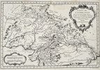 Jacques Nicolas Bellin (1703–1772) – Map of Hindustan (The Indian Subcontinent) – Copper engraving (1750)