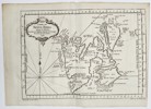 Abbé Prévost (1697–1763) – Map of Spitsbergen (Arctic) – Copper engraving (1758)