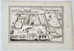Abbé Prévost (1697–1763) – Topographical View of the Town of Savou (Dutch) – Copper engraving (1750)