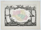 Victor Levasseur (1795–1862) – Map of the Department of Gers (France) – Hand-colored steel engraving (1852)