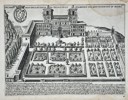 Giacomo Lauro (1550–1630) – Palazzo and Garden of the Grand Duke of Tuscany in Rome – Copper engraving (1620)