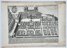 Giacomo Lauro (1550–1630) – Palazzo and Garden of the Grand Duke of Tuscany in Rome – Copper engraving (1620)