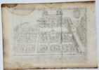 Giacomo Lauro (1550–1630) – Palazzo and Garden of the Grand Duke of Tuscany in Rome – Copper engraving (1620)