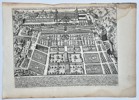 Giacomo Lauro (1550–1630) – Palace and Garden of Villa d'Este in Tivoli – Copper engraving (1620)