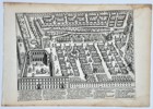 Giacomo Lauro (1550–1630) – Palace and Gardens of the Quirinal Hill in Rome – Copper engraving (1620)