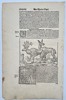 Sebastian Münster (1488–1552) – Illustration of Northern European Wildlife and Heraldry – Woodcut (1550)