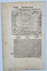 Sebastian Münster (1488–1552) – View of the Fortress of Tokay (Tokaj) in Hungary – Woodcut (1566)