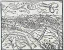 Sebastian Münster (1488–1552) – Bird’s-Eye View of the City of Prague – Woodcut (1574)