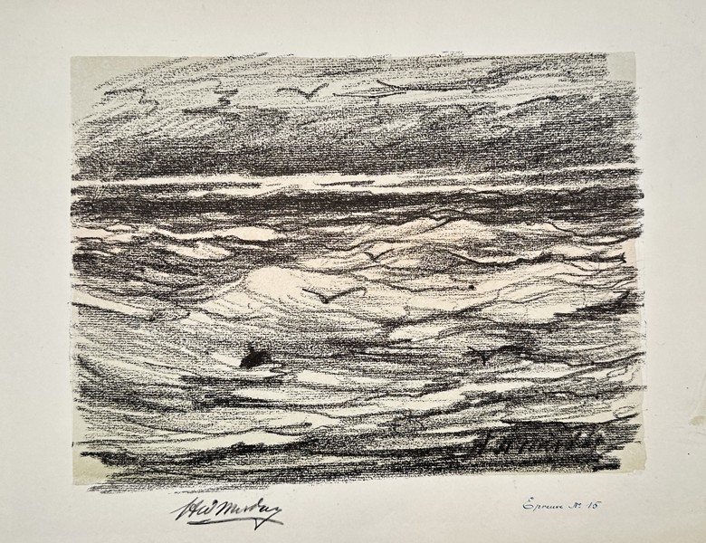 Ted Mosley (20th Century) – Seascape – Etching (1970)