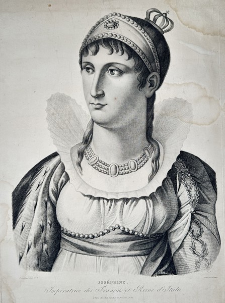 Nicolas Colibert (1750–1806) – Portrait of Joséphine, Empress of the French – Copper engraving (1805)