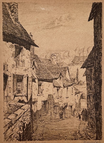 John Taylor Arms (1887–1953) – Architectural Street View – Etching (1930)