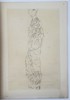 Gustav Klimt (1862–1918) – Full-Length Study of a Woman – Etching (20th Century)