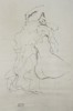 Gustav Klimt (1862–1918) – Standing Figure Study – Etching (20th Century)