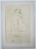 Gustav Klimt (1862–1918) – Standing Figure Study – Etching (20th Century)