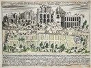 Giacomo Lauro (1550–1605) – View of the Palatine Hill and the Palace of Augustus – Engraving (1612–1641)