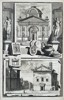 Jan Goeree (1670–1731) – Topographical Views of the Aerarium and Temple of Saturn – Engraving (1700–1730)