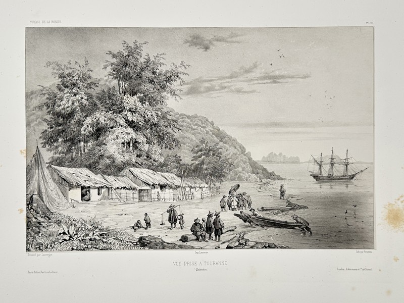 Auguste-Nicolas Vaillant (1793–1858) – View Taken at Touranne – Engraving (1840–1852)