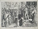 Adriaen Collaert (1560–1618) – The Mocking of Christ – Engraving (16th Century)