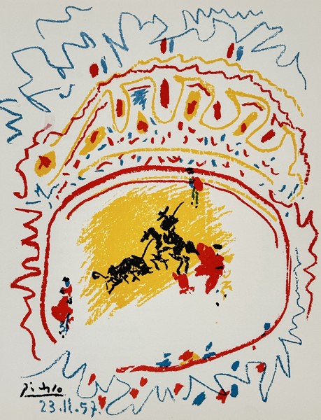 Pablo Picasso (1881–1973) – Toros y Toreros (Bulls and Bullfighters) – Lithography (20th Century)