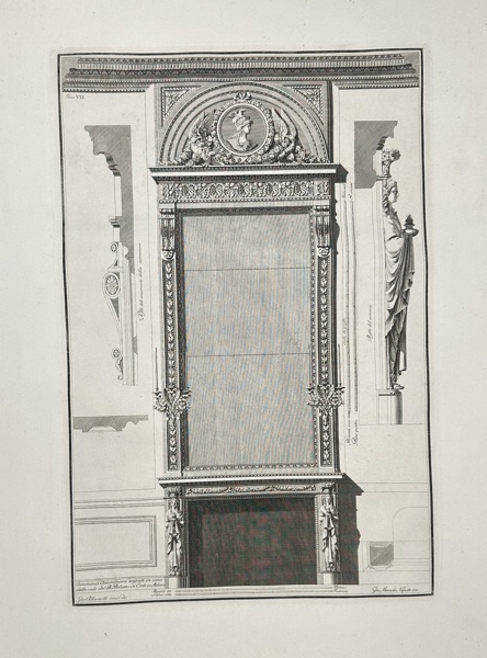 Giocondo Albertolli (1742–1839) – Neoclassical Architectural Ornamentation – Engraving (Late 18th Century)