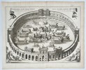 François Halma (1653–1722) – Reconstruction of a Roman Naumachia (Simulated Naval Battle) – Copperplate engraving (18th Century)