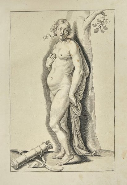 Frederick de Wit (1629–1706) – Allegorical Nude with Quiver and Laurel Branch