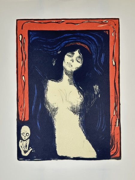 Edvard Munch (1863–1944), after – The Vampire – Offset print (1980)