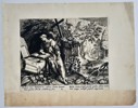 Giovanni Merlo (Active c. 1640–1660) – Saint Marcus the Hermit – Engraving (c. 1650)
