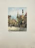 Johann Friedrich Dietrich (1787-1846), after - Set of 2 Aquatint Etching, Marienplatz in München, Germany