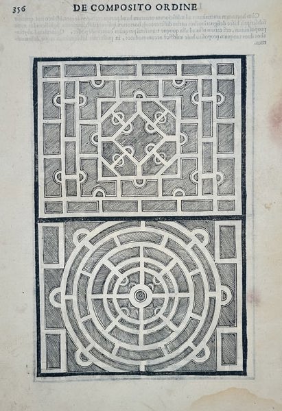 Sebastiano Serlio (1475–1554) – Geometric Designs for Floors or Ceilings (Composite Order)