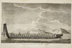 John Hawkesworth (1715–1773) – War Canoe of New Zealand – engraving (1774)