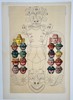 Pieter Willem Marinus Trap – Sinhalese demon figure and eighteen disease masks – Lithograph (1893)