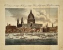 Friedrich Justin Bertuch (1747–1822) – View of St Paul's Cathedral in London – Engraving (Hand-coloured) (1790–1830)