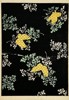 Japanese School (20th Century) – Stylized Butterfly and Floral Pattern – Woodcut (20th Century)