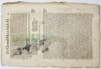 Conrad Gessner - "Historia animalium" - Hand-coloured Woodcut - Crocodile