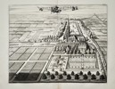 Mattheus Smallegange (1624-1710) – View of the Ambachts Heere-lyckheyt vander Nisse – Engraving (1696)