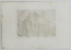Pietro Parboni (c. 1814–1884) – View of the Pantheon – Etching