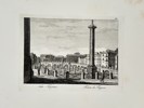 Pietro Parboni (c. 1814–1884) – View of Trajan's Forum – Etching