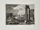 Pietro Parboni (c. 1814–1884) – View of the Roman Forum – Etching