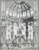 Jean Bérain the Elder (1640–1711) – Architectural Fantasy with Obelisk and Dome – Engraving (1711)