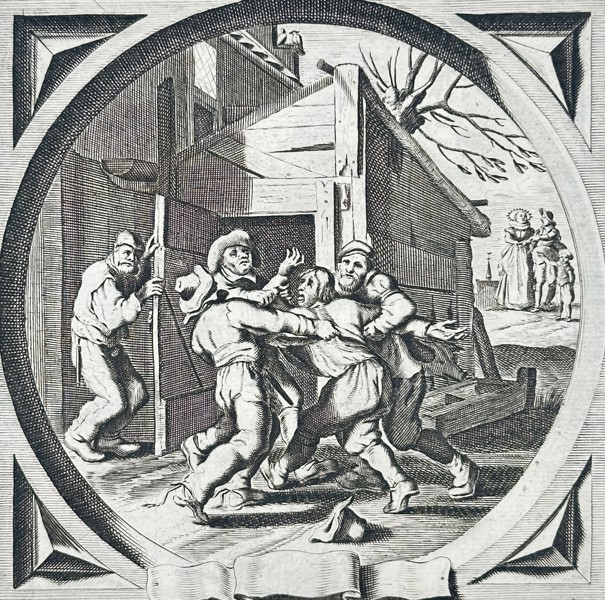 Girolamo Ruscelli (1504-1566) – Allegorical Device of Sigismund II Augustus – Engraving (1566)