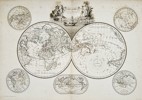Conrad Malte-Brun (1775-1826) – World Map on Various Projections – World – Engraving (Hand-coloured) (1837)